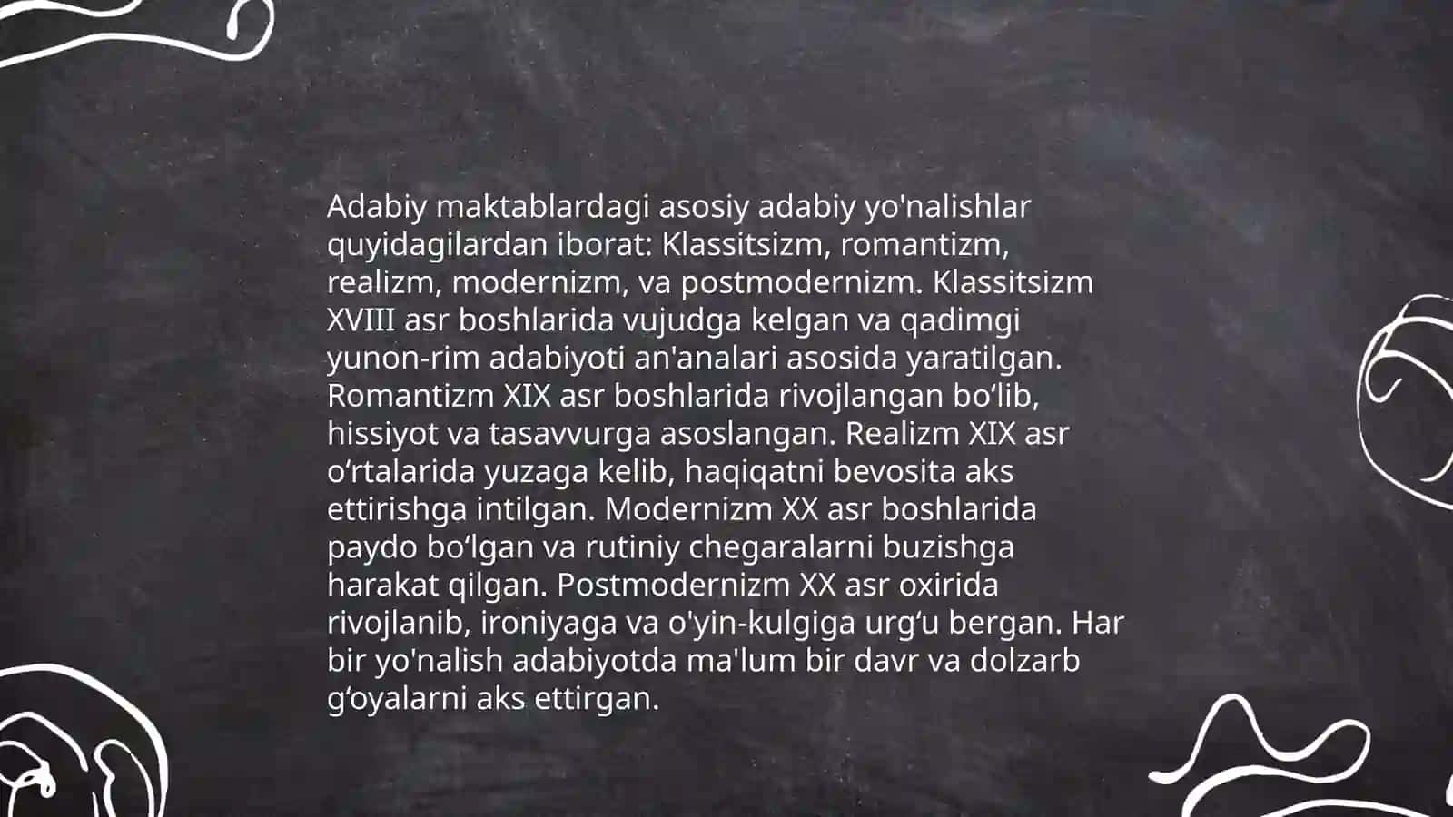 Adabiy maktablar 4