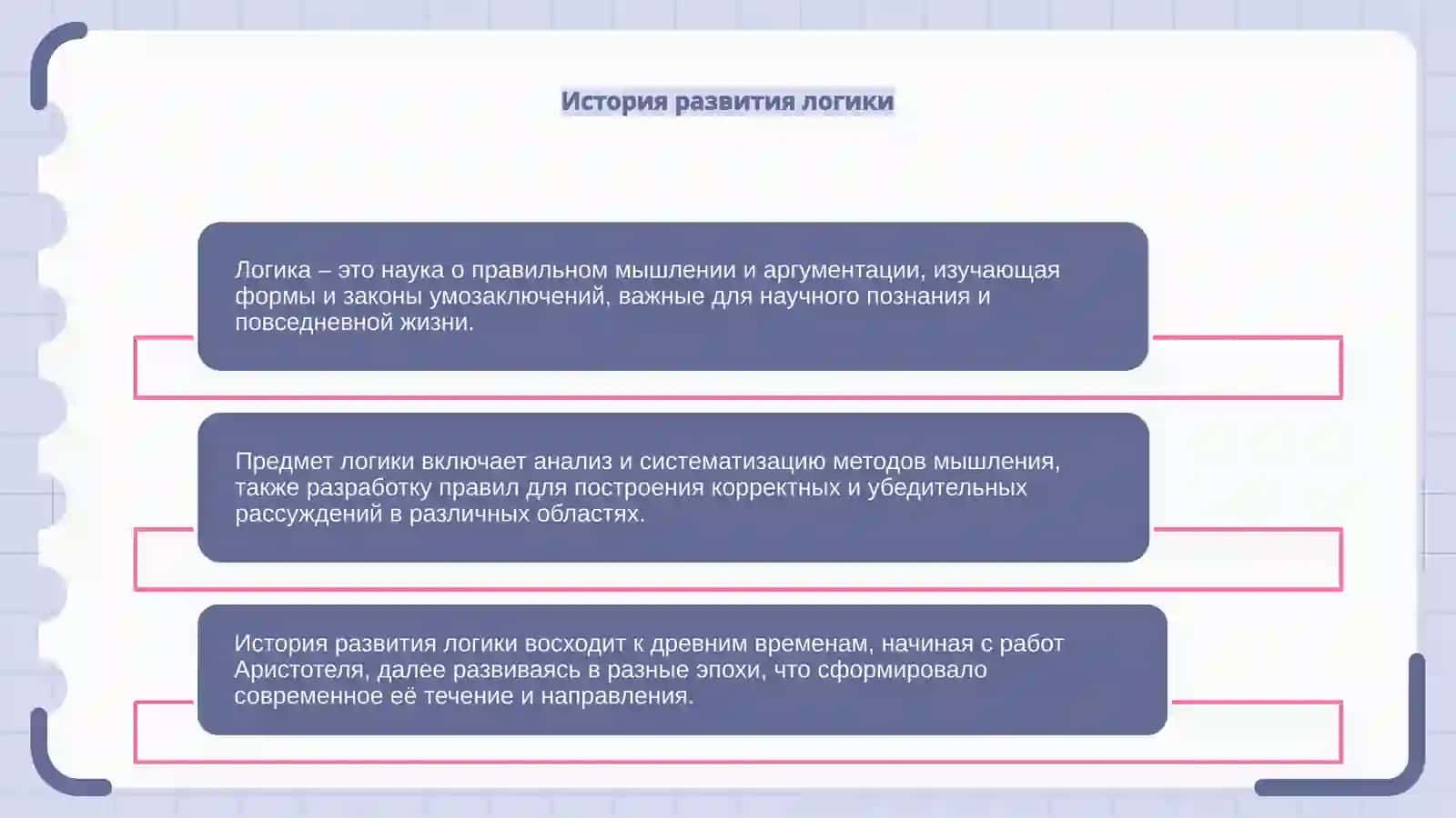 Логика. Предмет науки логики 4