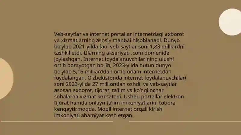 Internetning zamonaviy xizmatlari 4