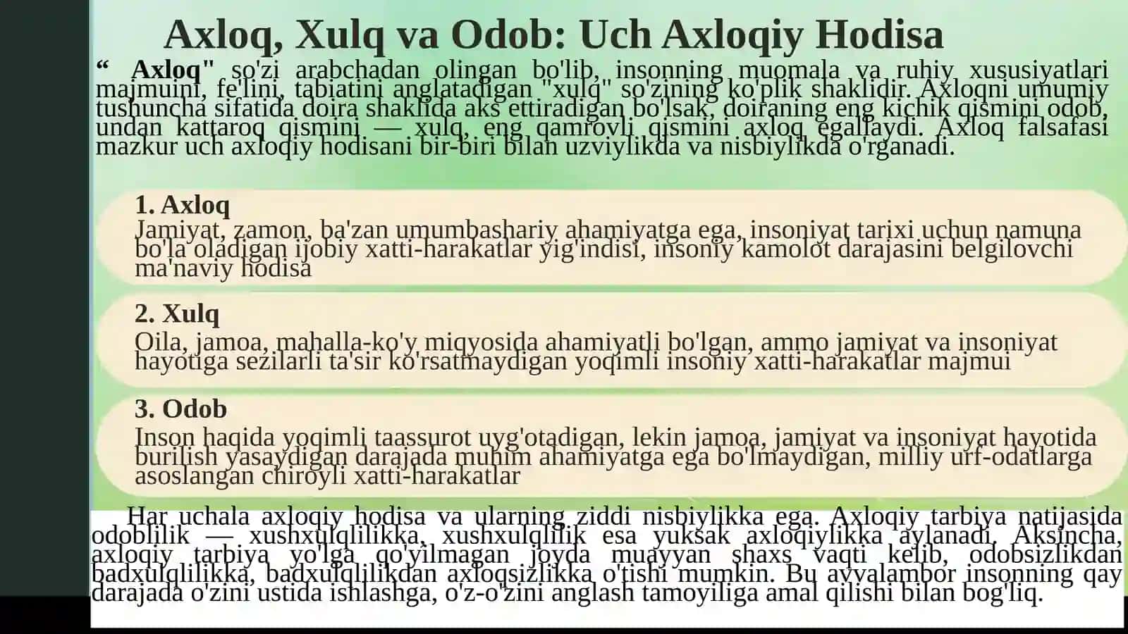 Axloq Falsafasi 4