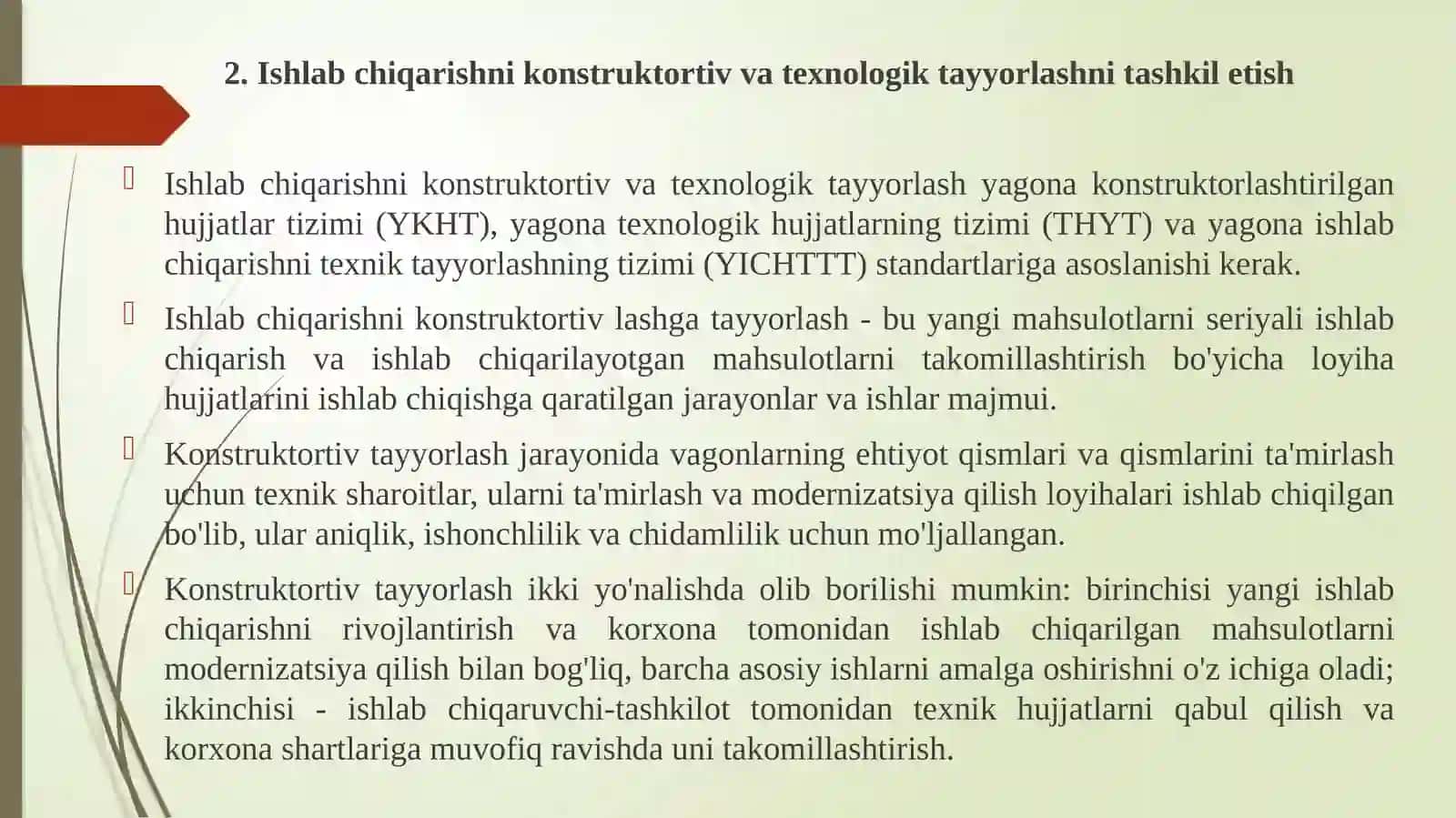 Korxonaning texnik ta'minoti 4