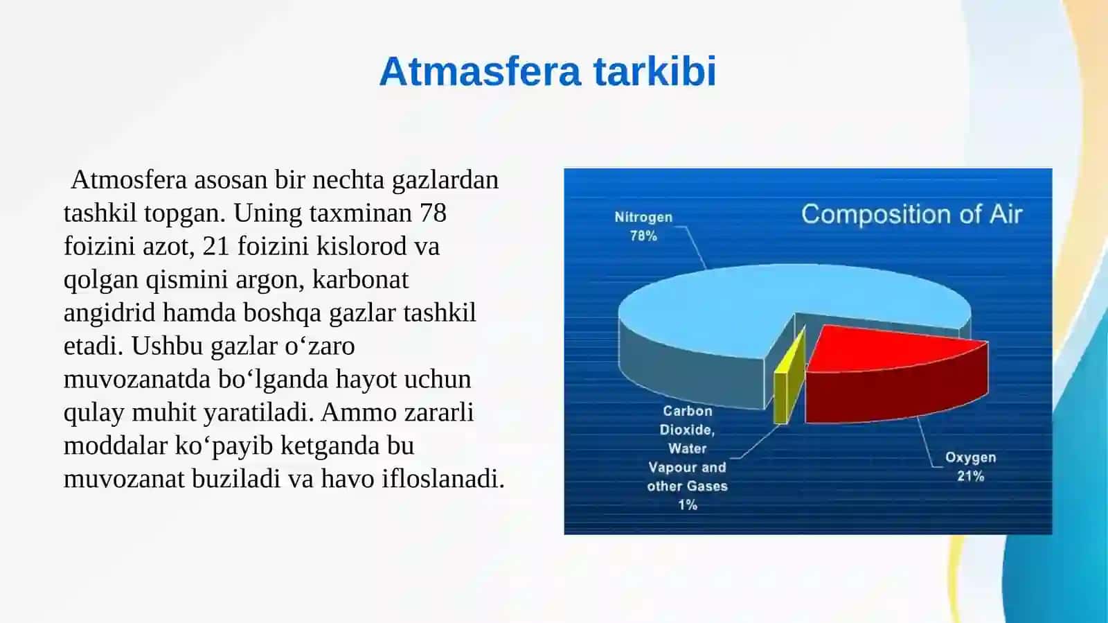Atmasfera havosining ifloslanishi va uning oqibatlari 4