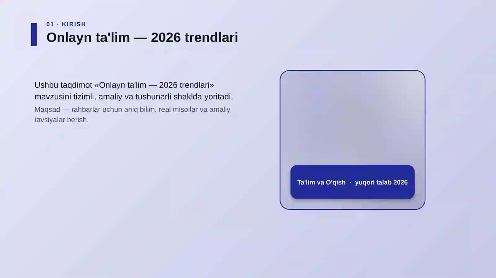 Onlayn ta'lim — 2026 trendlari 4