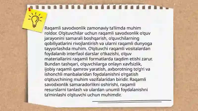 21-asrda oʻqituvchilarning yetakchilik roli 4