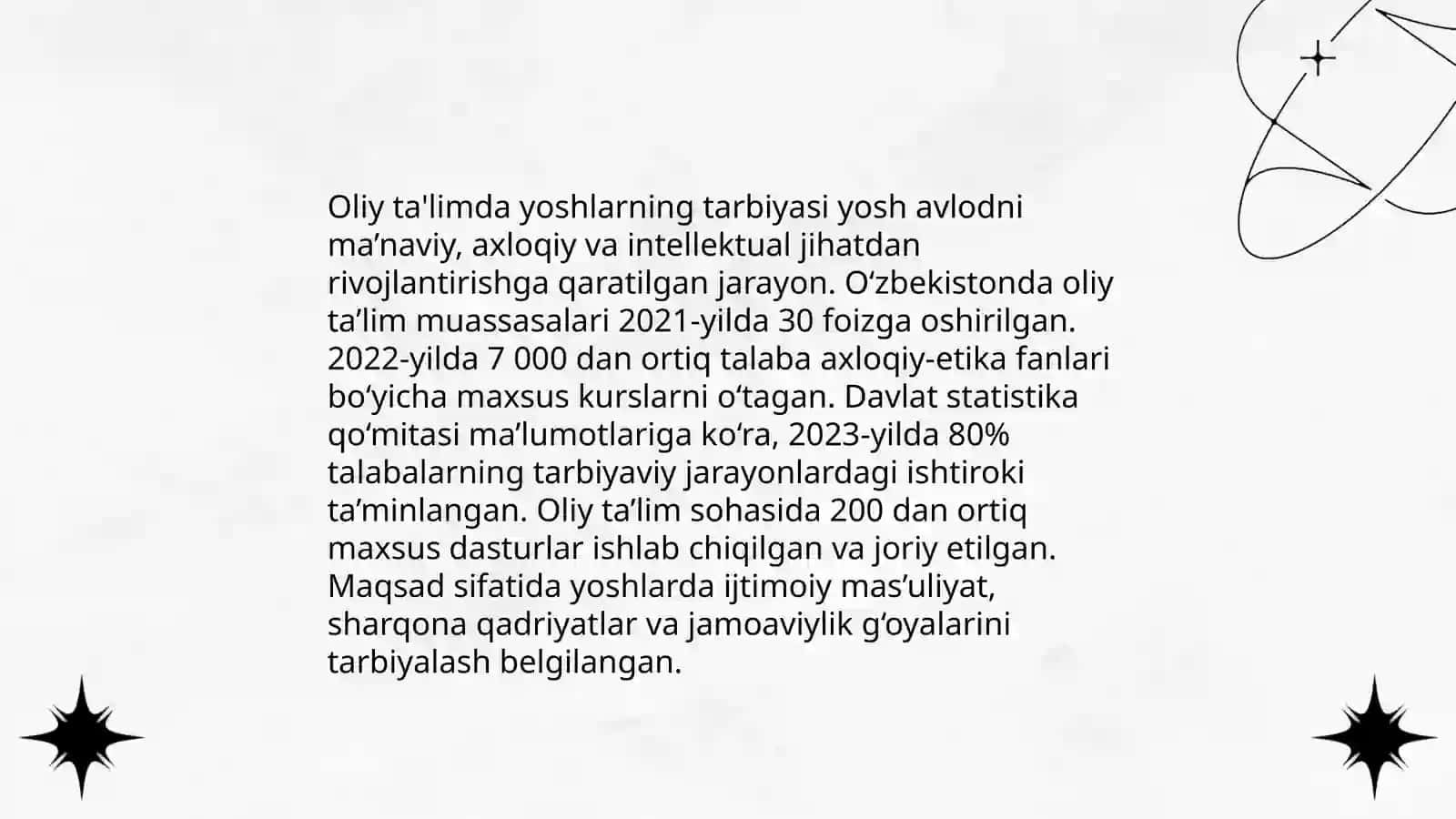 Oliy maktab pedagogikasining maqsad va vazifalari 4