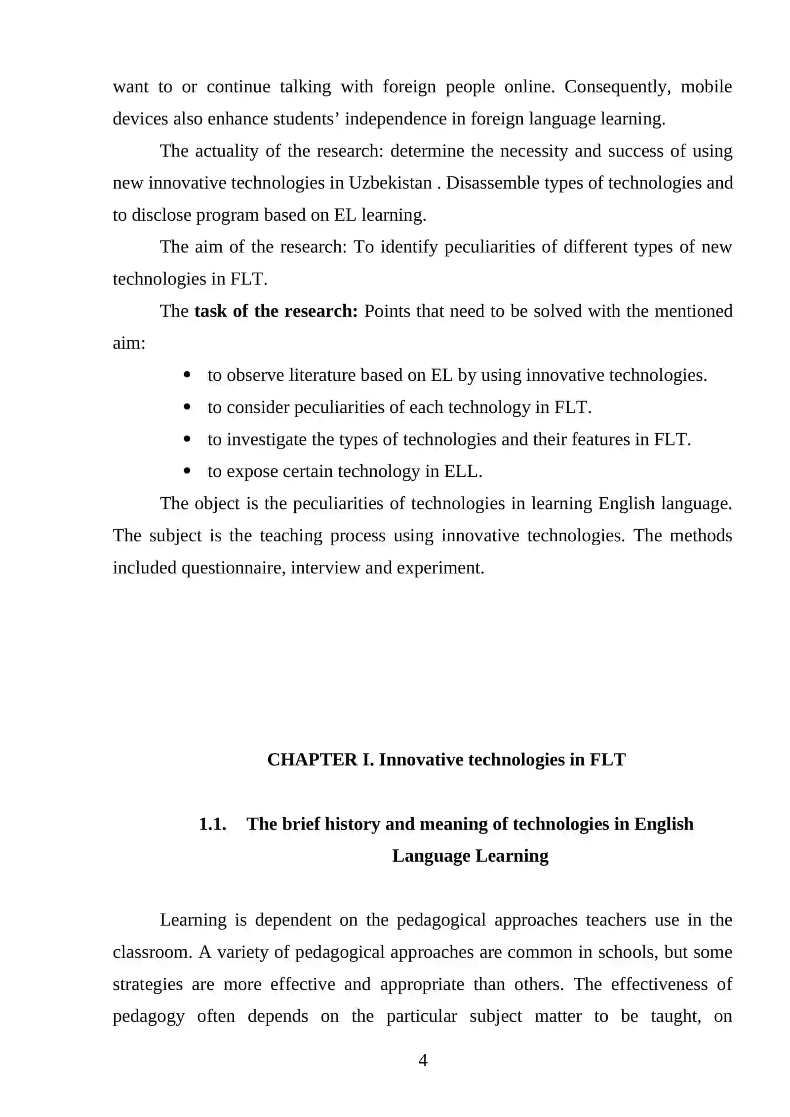 Coursework on Practical Usage of New Pedagogical Technologies 4