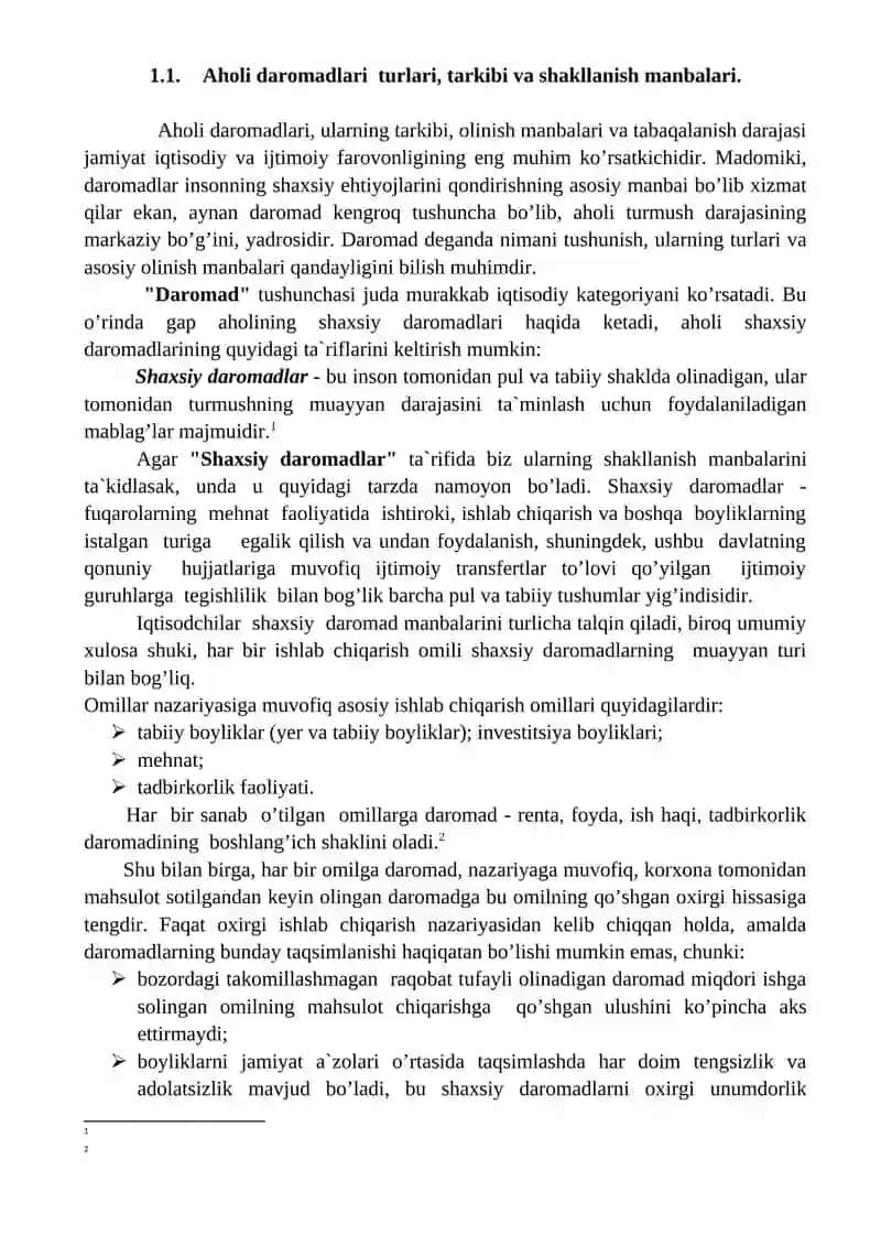 AHOLI DAROMADLARI 4