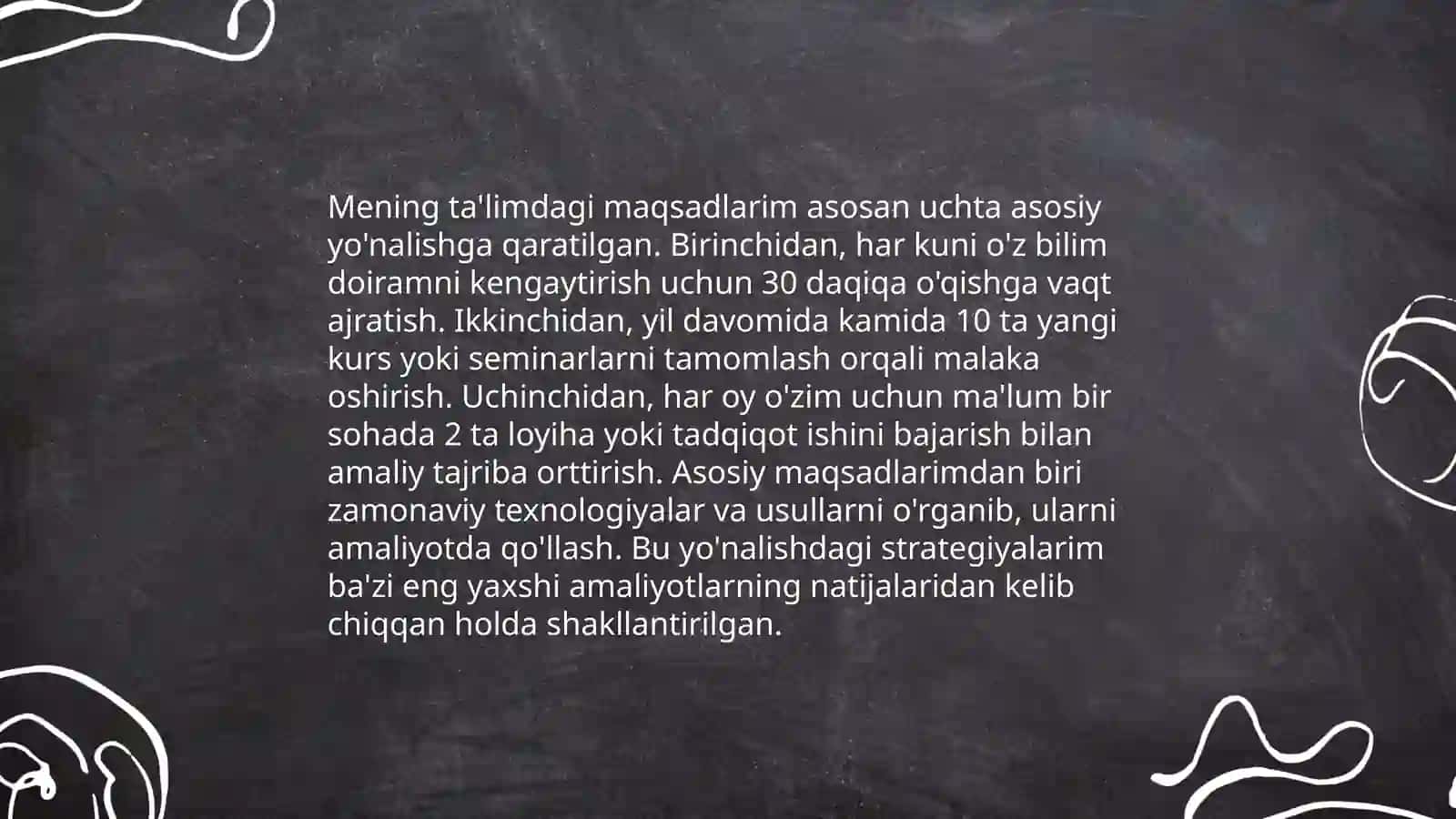 Mening shaxsiy taraqqiyotim 4