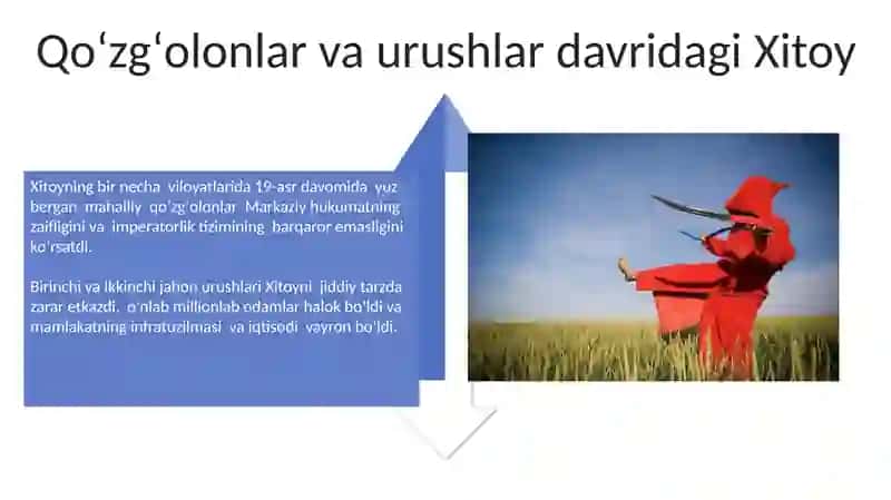 Xitoy qo'zg'olon va urushlar davrida 4