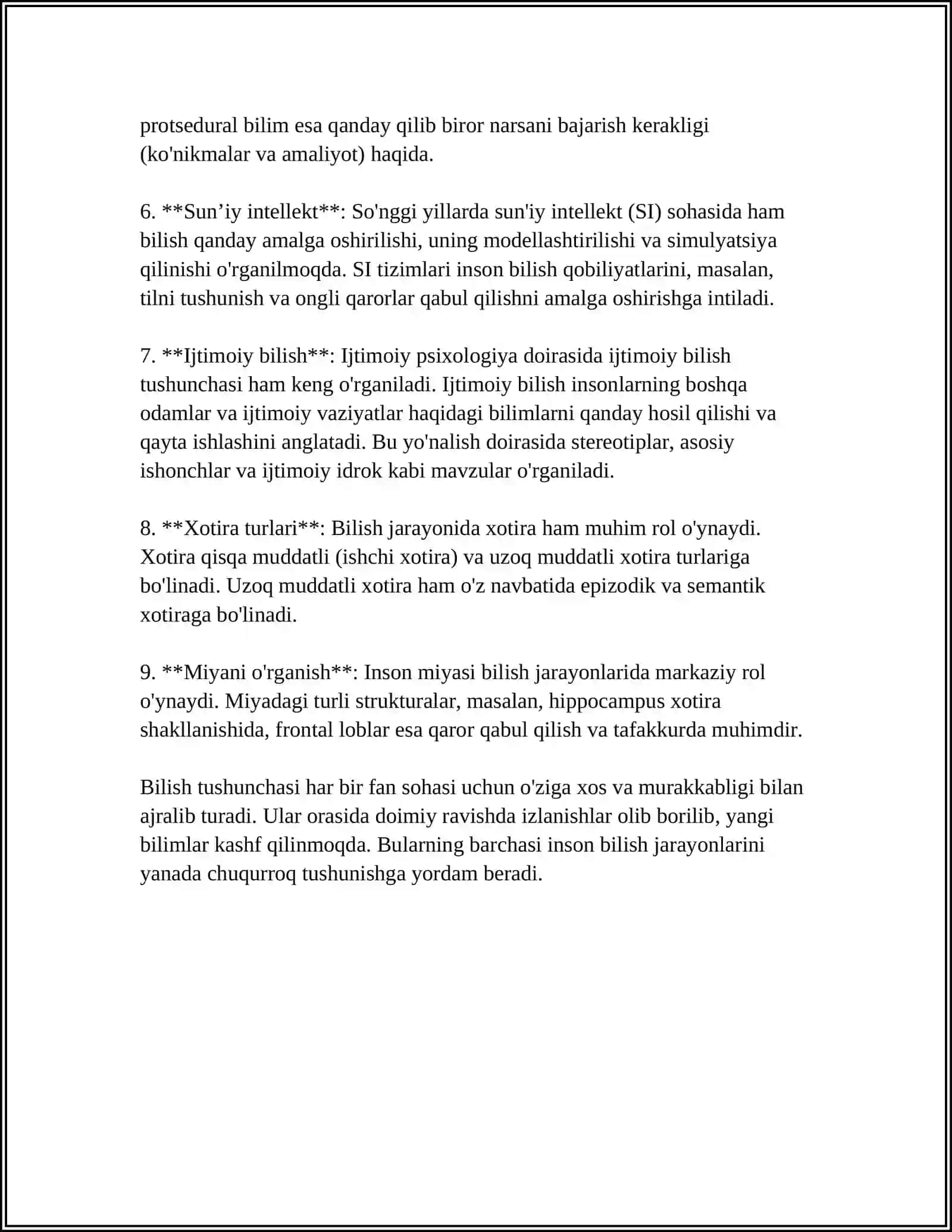 BILISH FALSAFASI 4