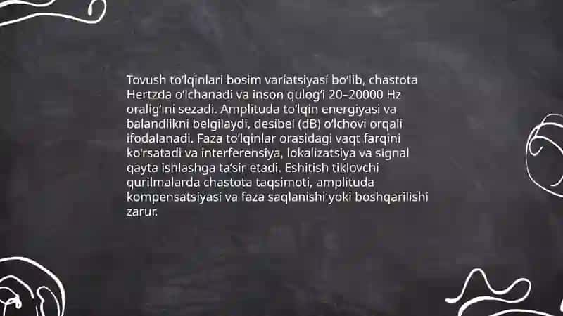 Eshitish sistemasining fizik hususiyatlari 4