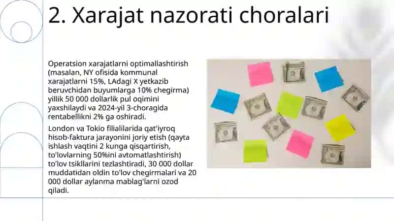 Pul oqimlarini boshqarish 4