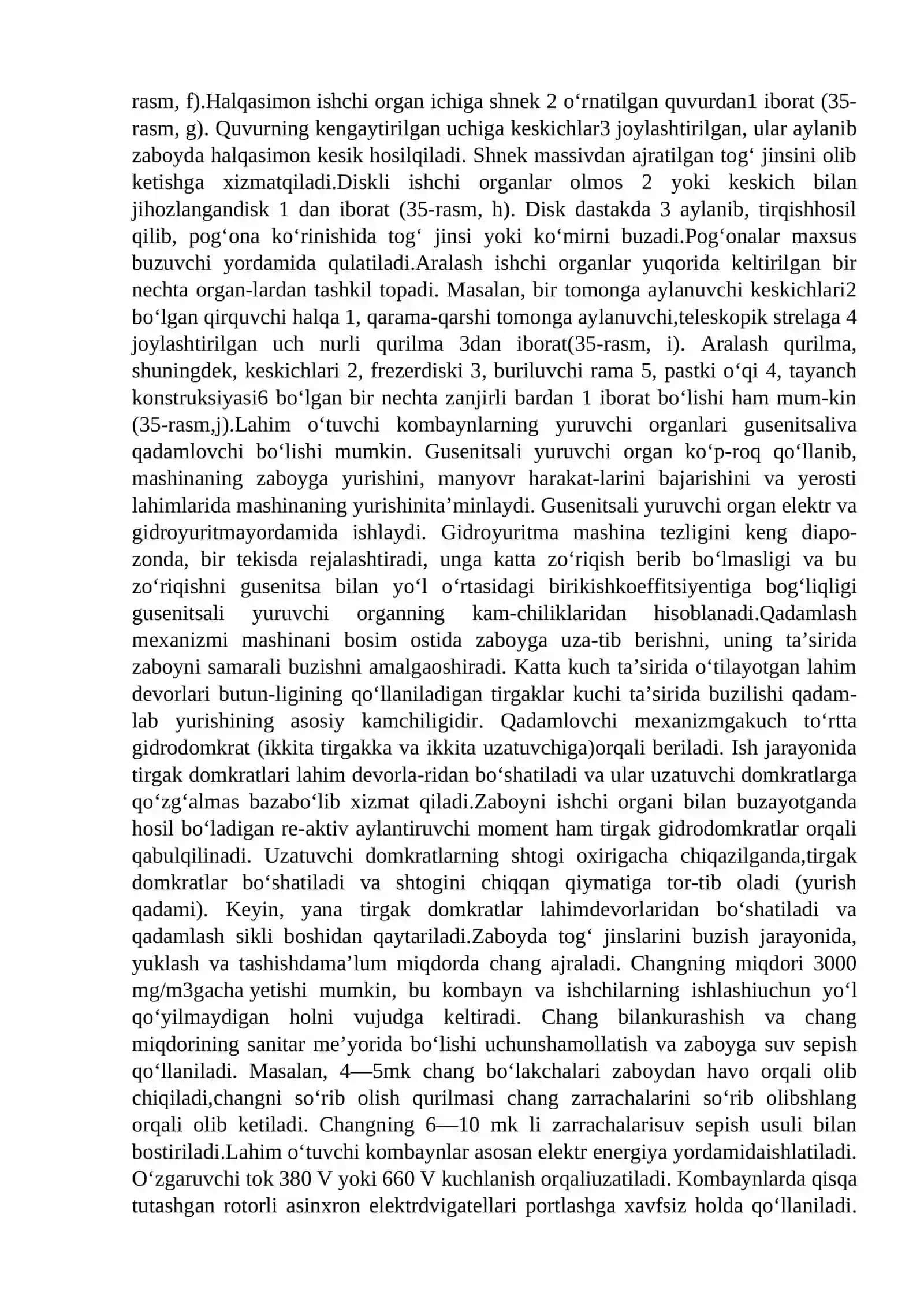 Lahim o’tish va qazib olish kombaynlari 4