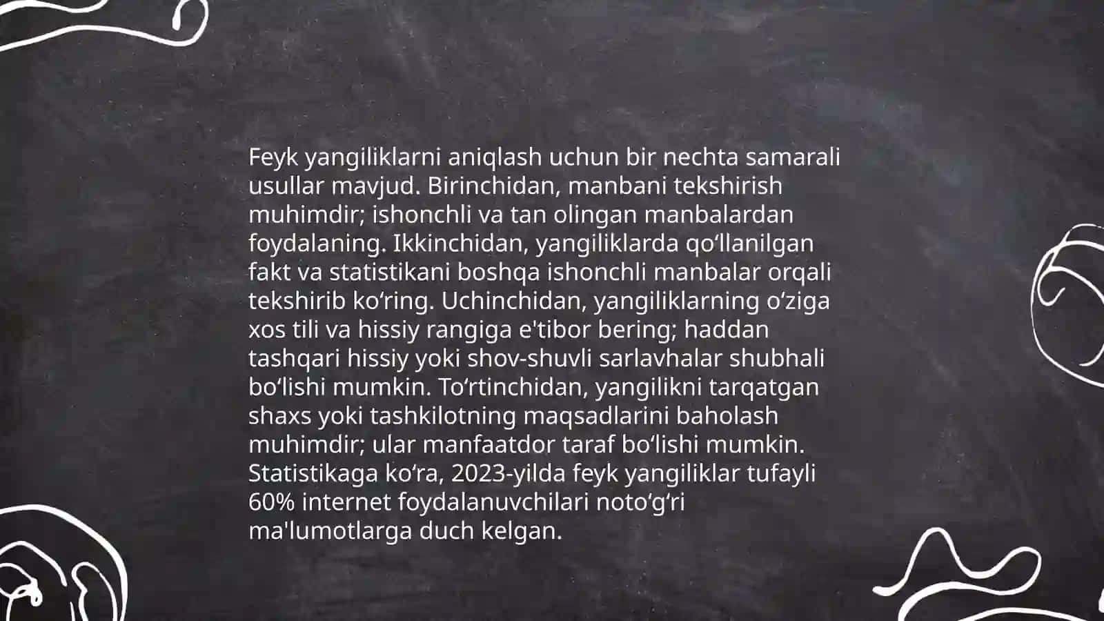 Media makonda "Feyk yangiliklar" ning xavfi 4