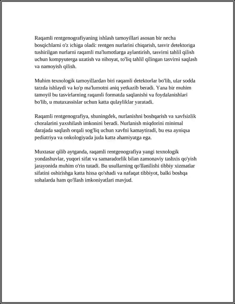 RAQAMLI RENTGENOGRAFIYA 4