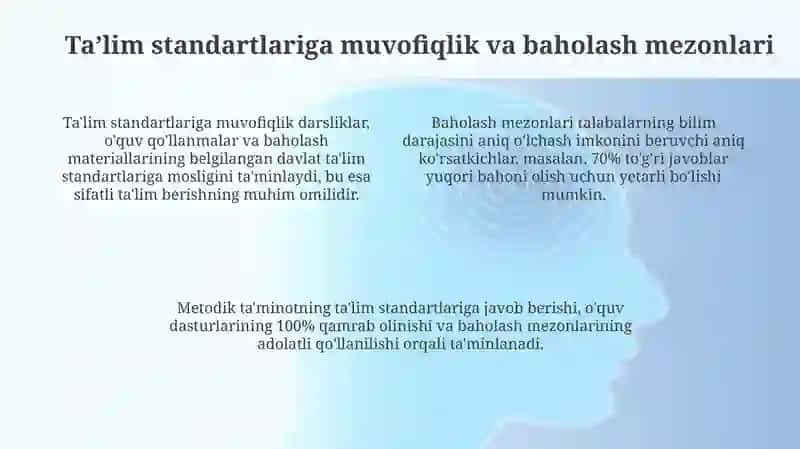 Metodik taʼminot 4