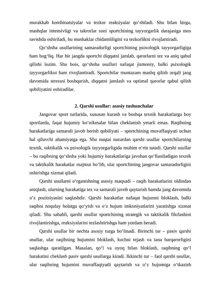 Qo‘shsha usullariga qarshi usullarni takomilashtirish 4