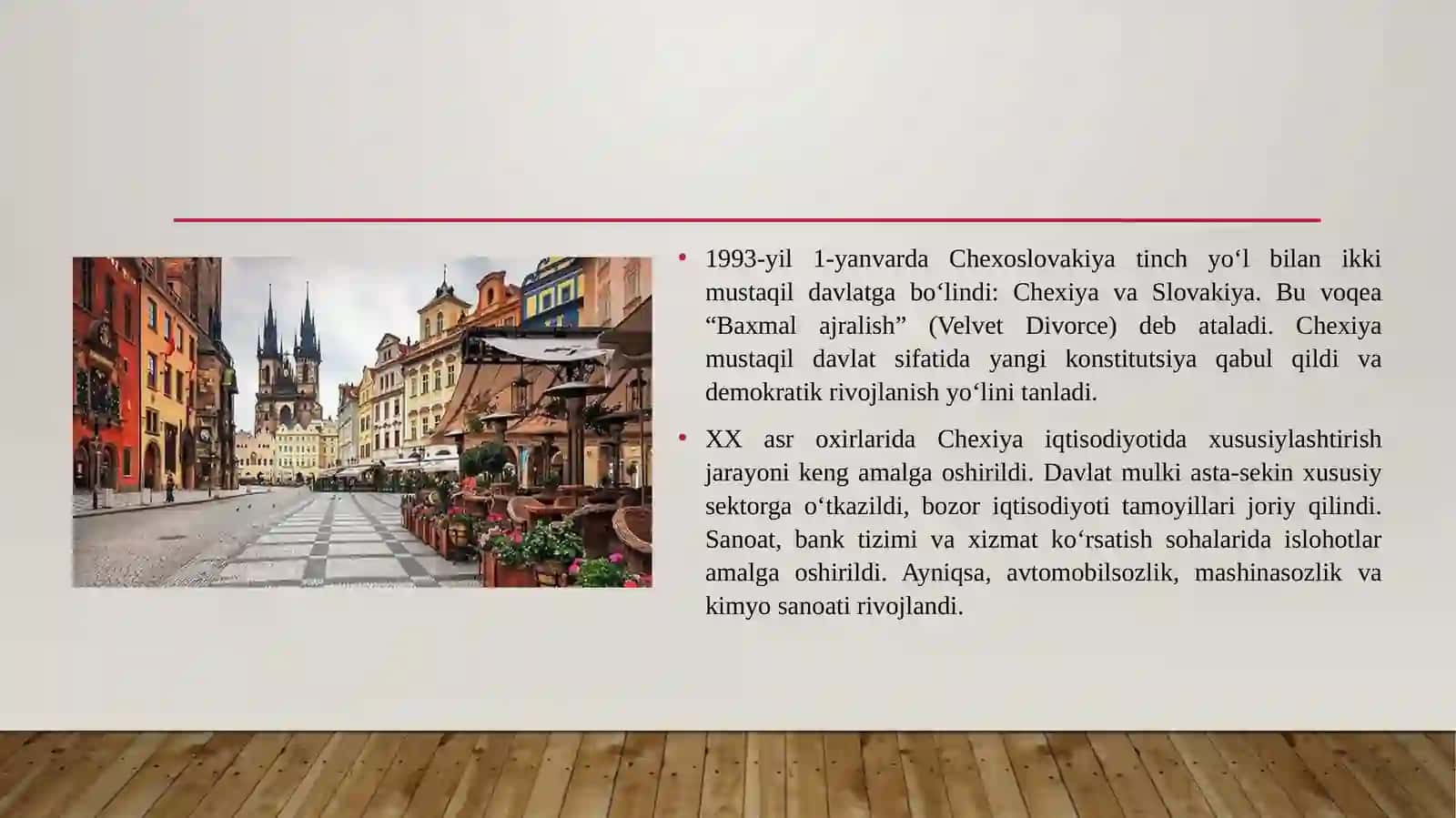 XX asr oxiri - XXI asr boshlarida Chexiya 4