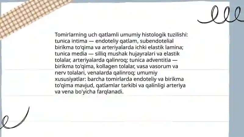 Qon.qon-tomirlarining tuzilishi 4