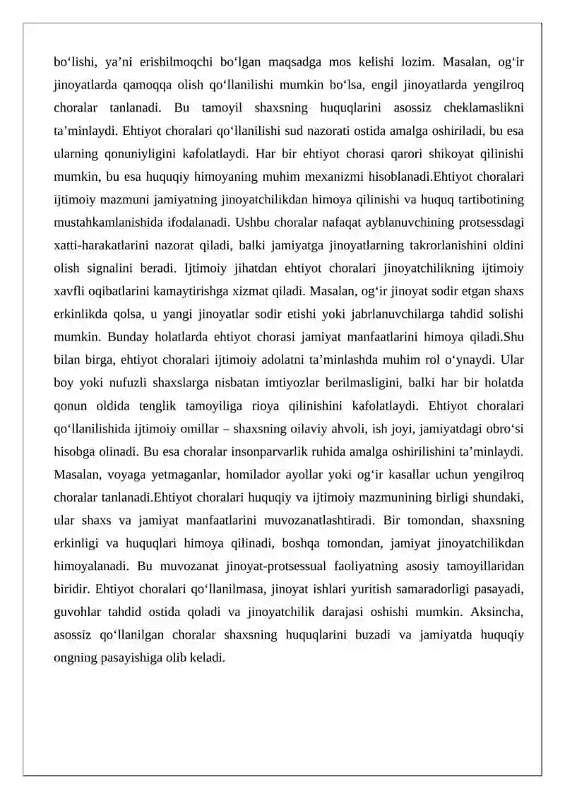 Ehtiyot choralari 4
