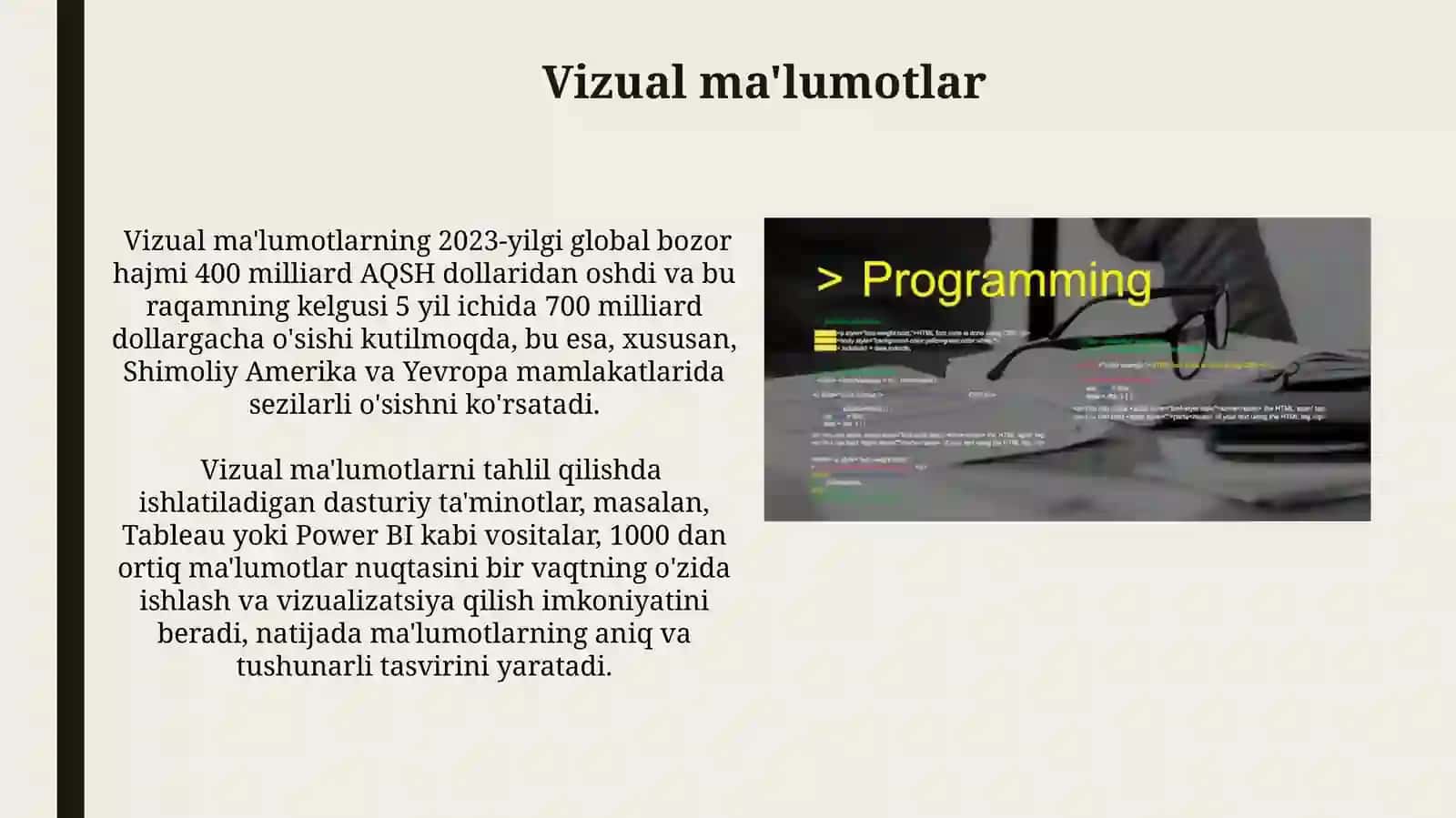 Matnli Ma'lumotlar 4