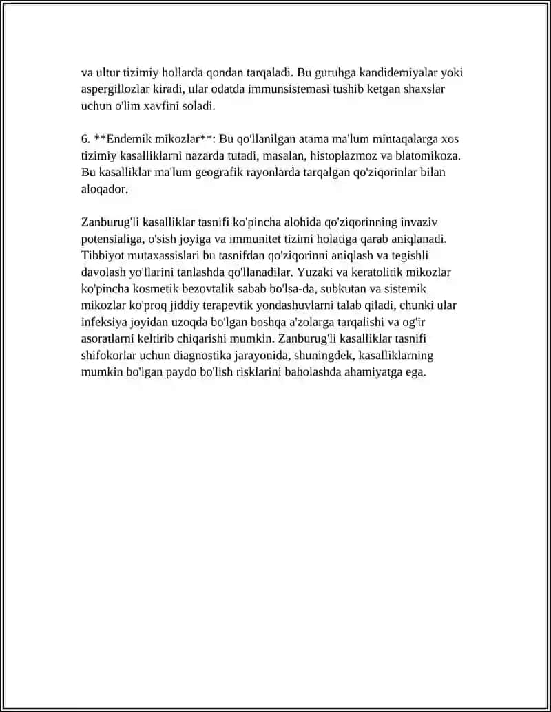 TERINING ZANBURUQLI KASSALIKLARI 4