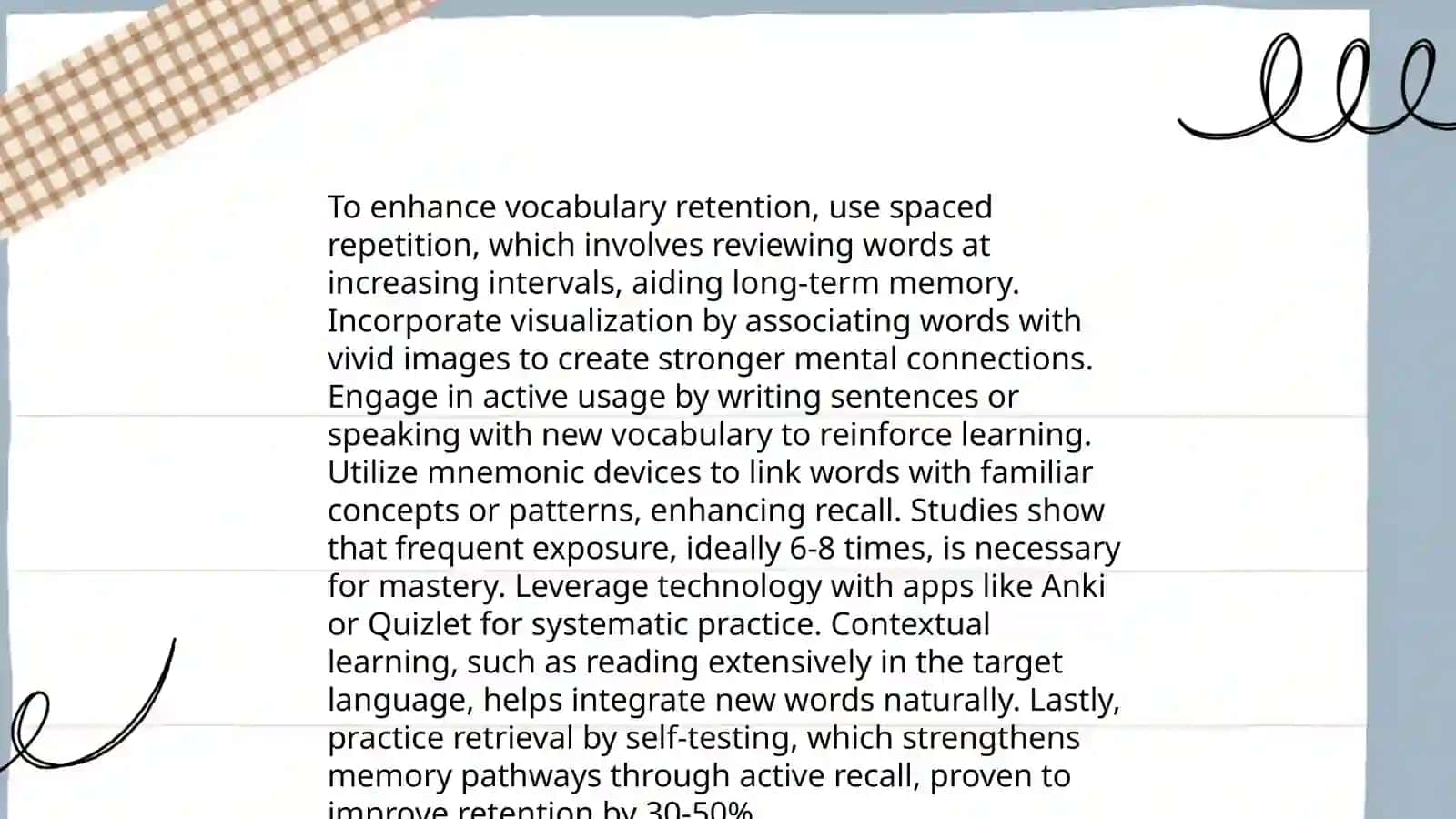 How to train good vocabulary learners 4