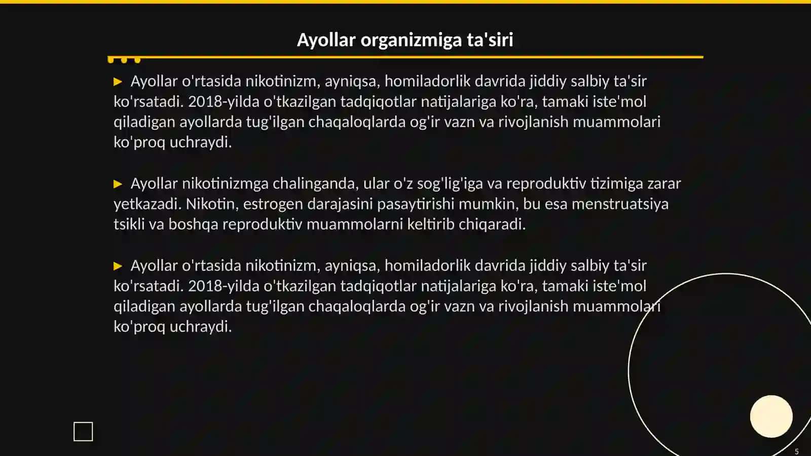 Nikotinizm va uning asoratlari 4