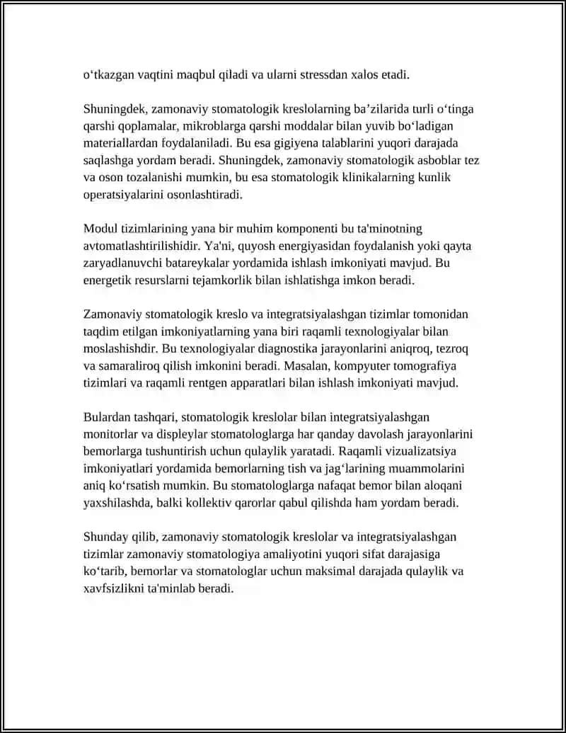 ZAMONAVIY STOMATOLOGIK ASBOB USKUNALAR 4