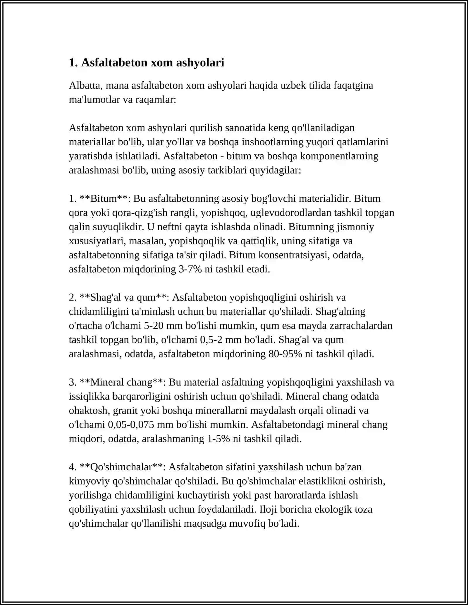 ASFALTABETON QOPLAMALARINI TEXNALOGIK XARITALARI 4