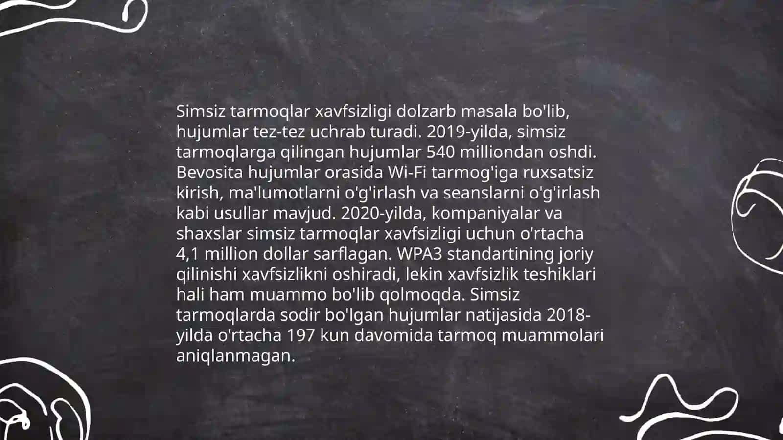 Simsiz aloqa tizimlariga nisbatan tahdidlar tahlili 4