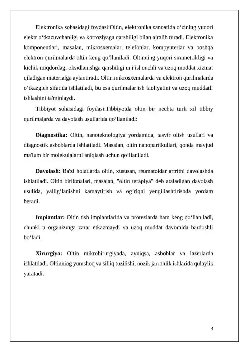 Kimyo YO’NALISHI 2-kurs 201-guruh talabasi Meyliyeva Guliranoning 4