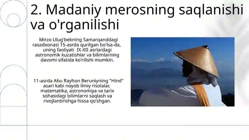 IX-XII asrlarda mamlakatimizdagi madaniy uygʻonish (RENESSANS) 4