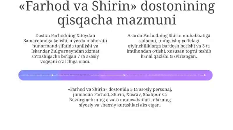 Alisher Navoiy va "Farhod va Shirin dostoni" 4