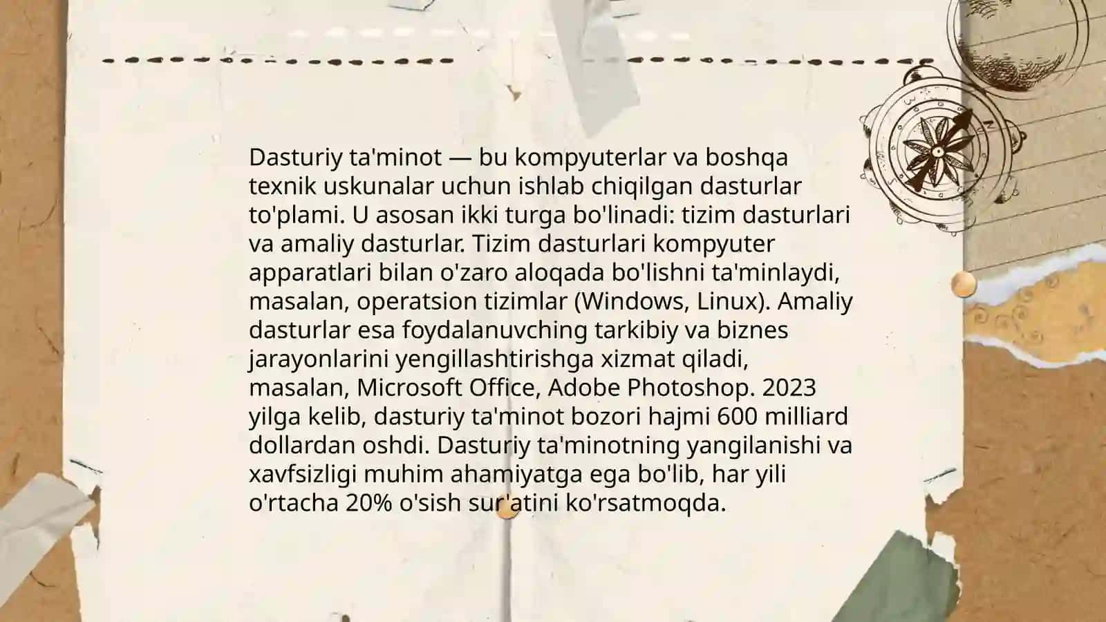 Boshlang'ich texnologiya elementlari bilan tanishtirish 4