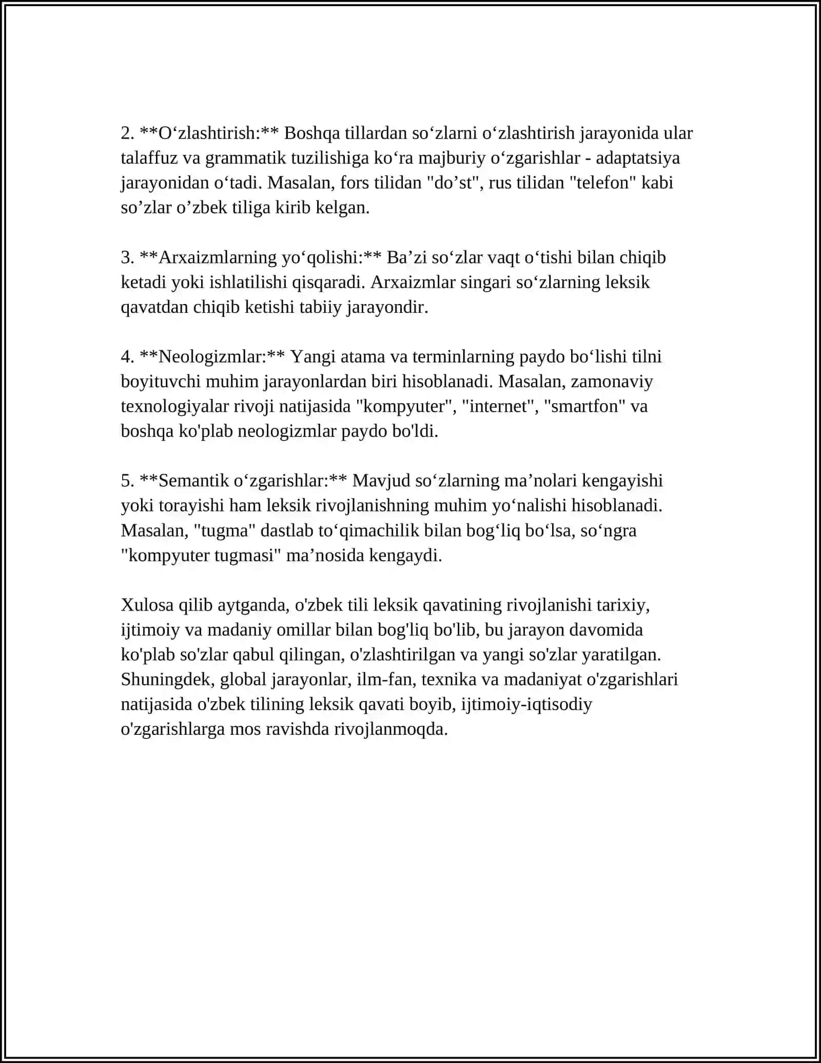 ÕZBEK TILI LEKSIKASINING BOYISH MANBALARI 4