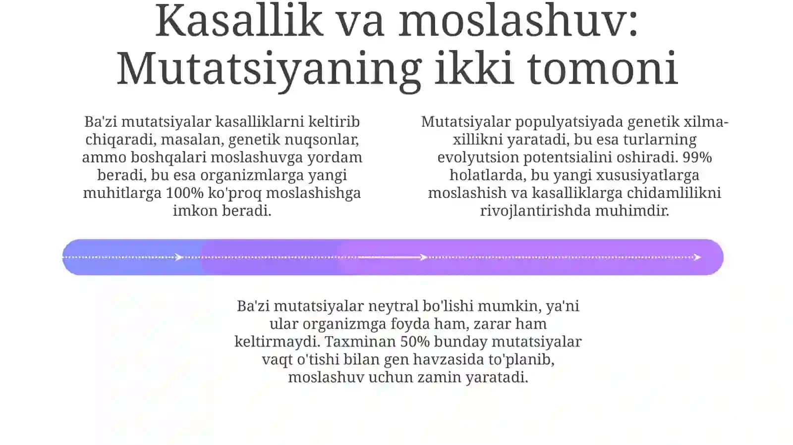Mutatsiyaning ahamiyati 4
