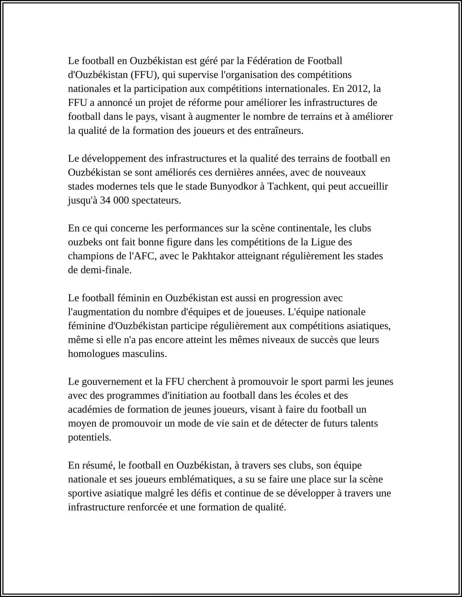 Football en Ouzbékistan 4