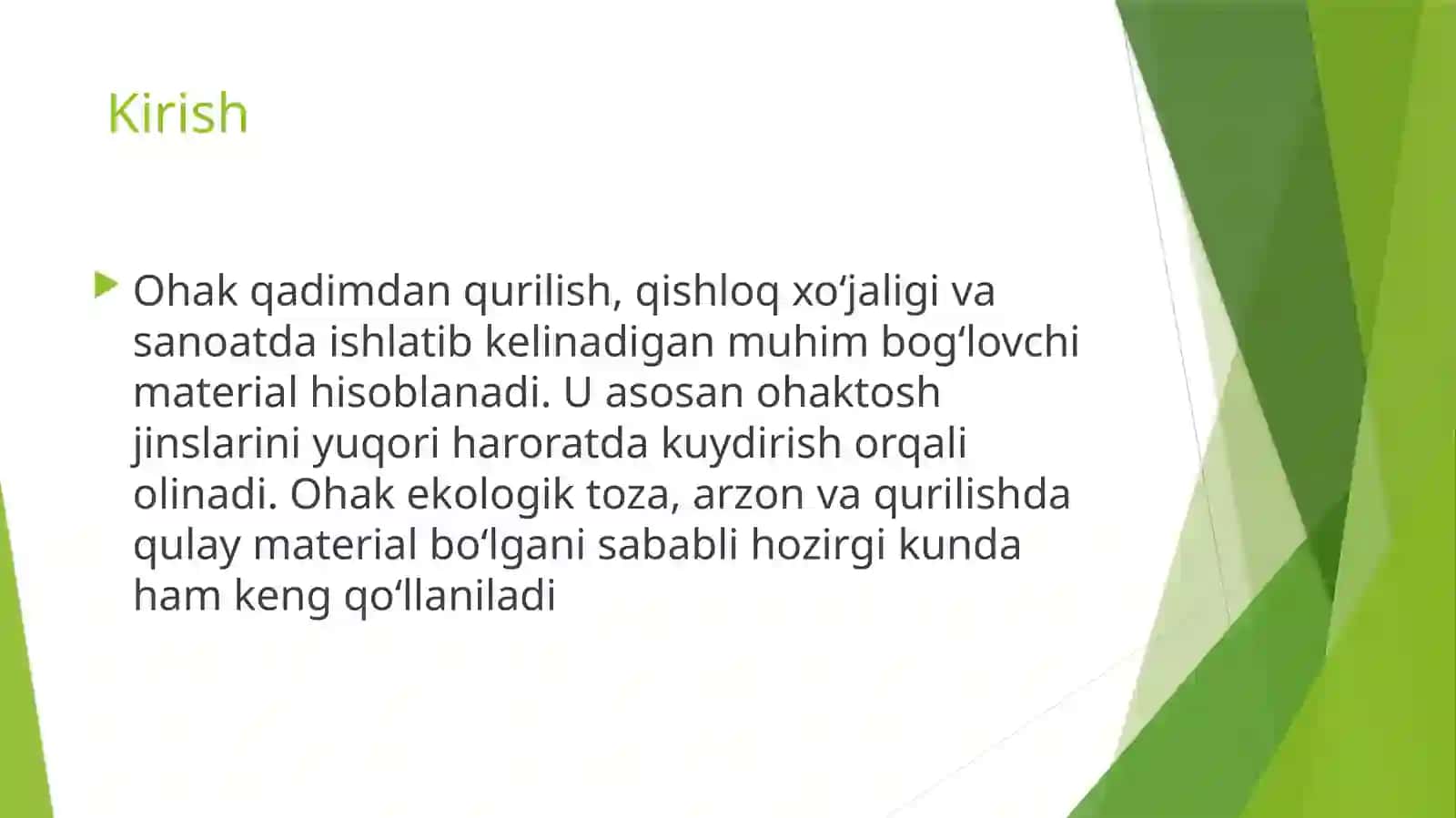 Ohak va uning turlari umumiy malumotlar 4