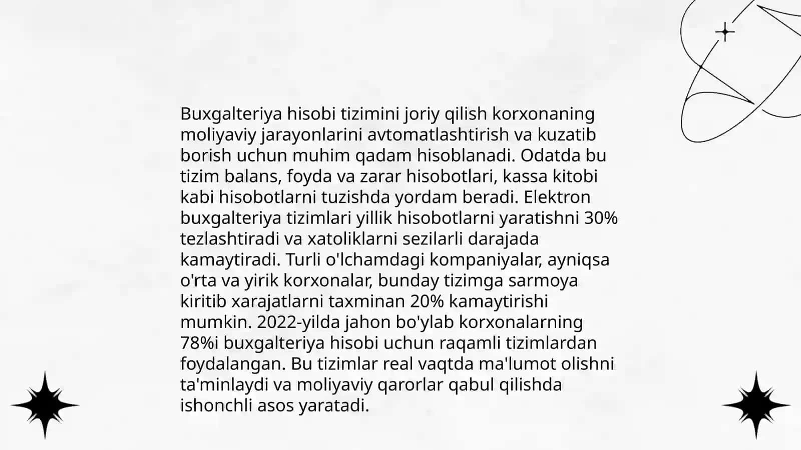 Qoshma korxonalarda buxgalteriya hisobi 4