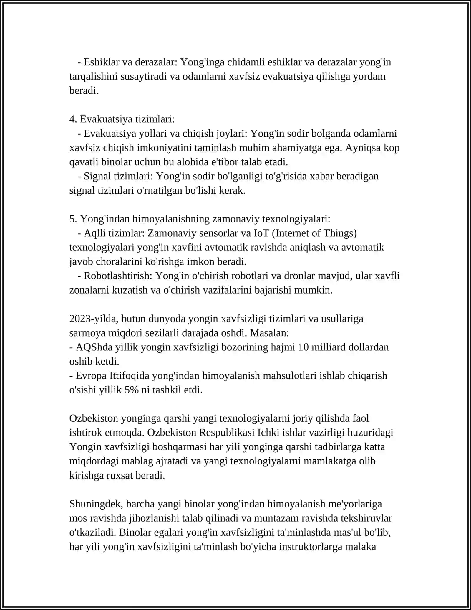 YONG‘IN XAFSIZLIGI VA UNI TAMINLASH 4