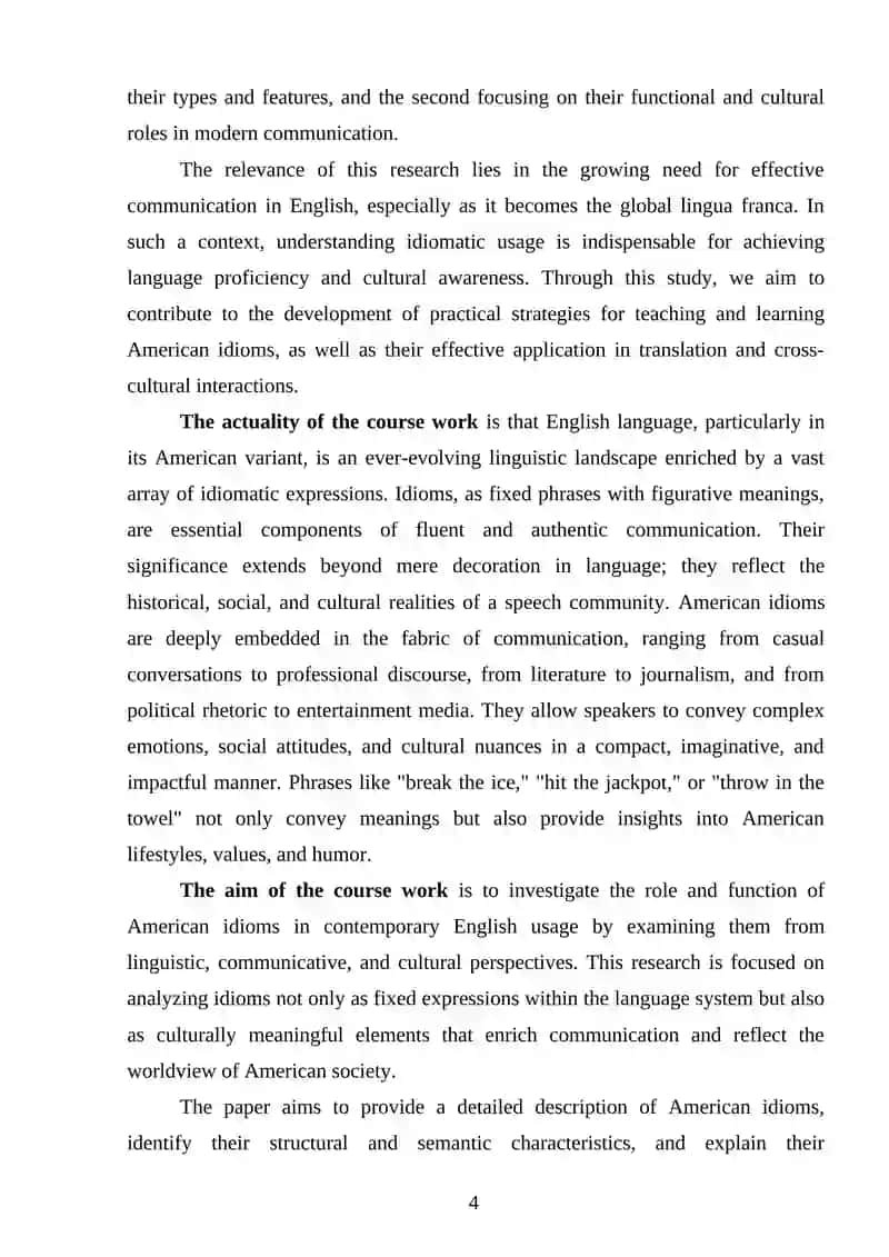 American Idioms in Everyday Communication and Media 4