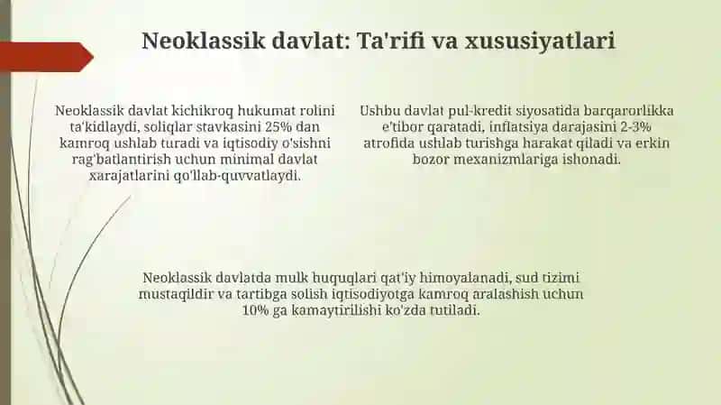Marjinalizm va yangi klassik holat 4