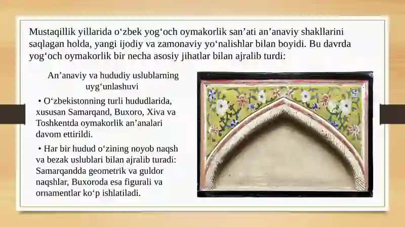 Mustaqillik yillari davog'oy makorliksanati 4