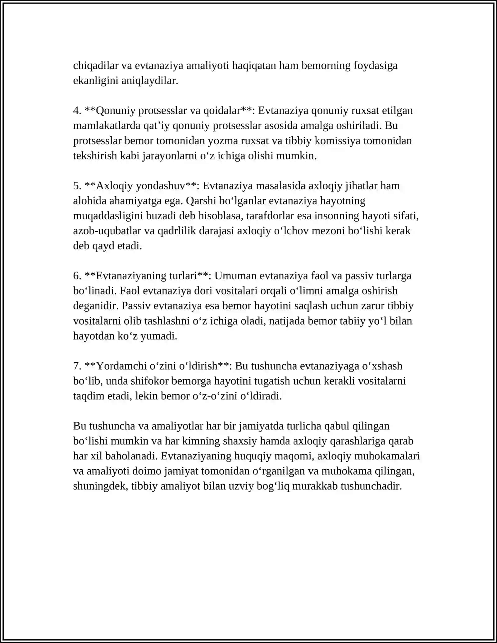 EVTANAZIYA TUSHUNCHASI 4