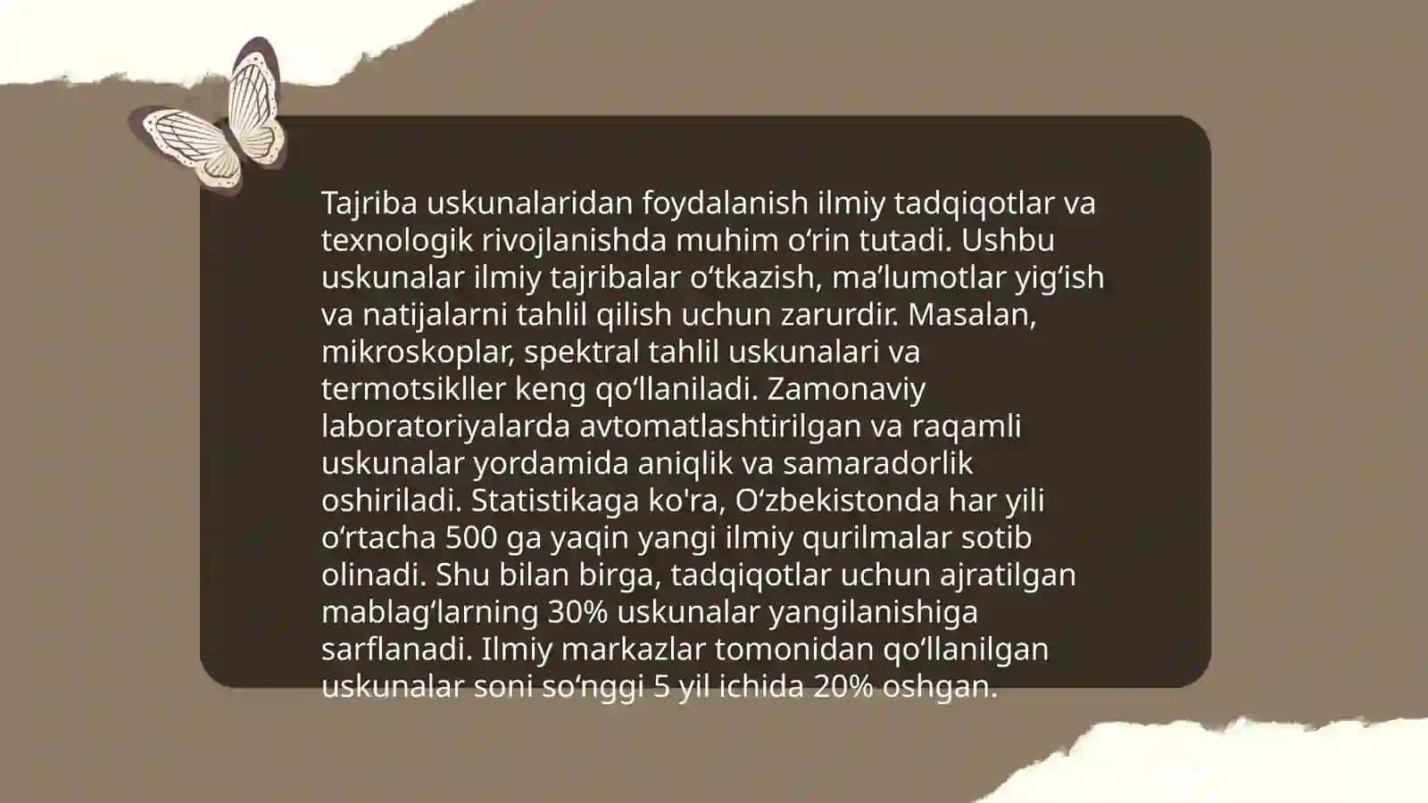 Tajriba usullari va metodlari 4