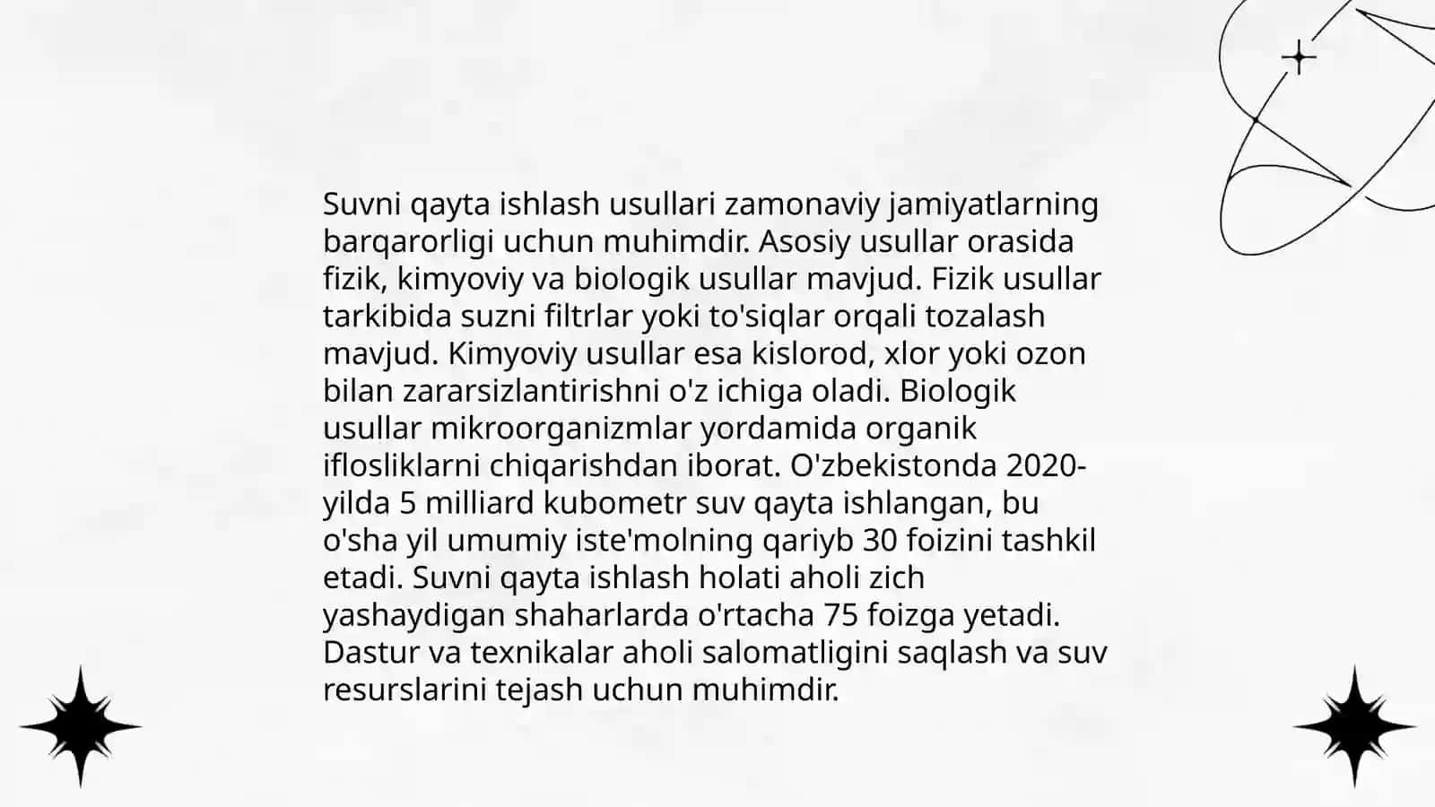 Zovur suvlarining sifat tahlili 4