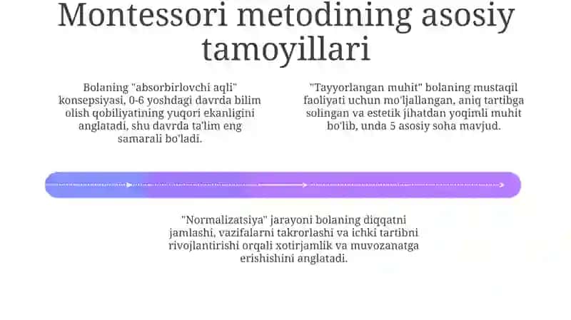 Mario Montessori va uning ta'limga qo'shgan hissasi 4