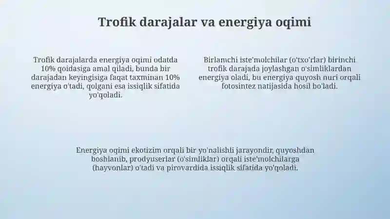 Ekotizimlarning tuzilishi 4