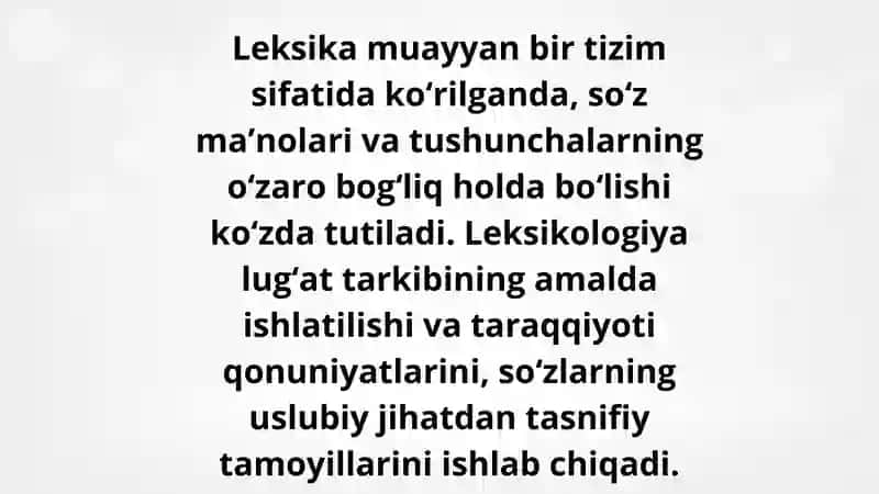 Leksikologiya, uning turlari va vazifalari 4